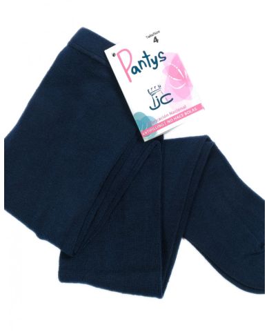 Leotardos lisos de algodón JC "no hace bolas" MARINO