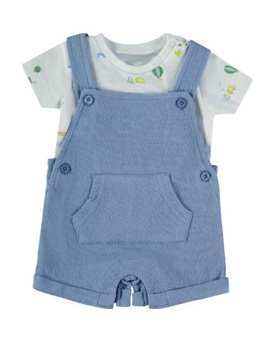 Conjunto peto y camiseta (percha) Babybol 160034