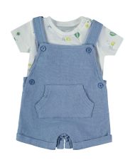 Conjunto peto y camiseta (percha) Babybol 160034