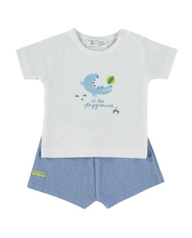 Conjunto bermudas y camiseta Babybol (percha) 160835