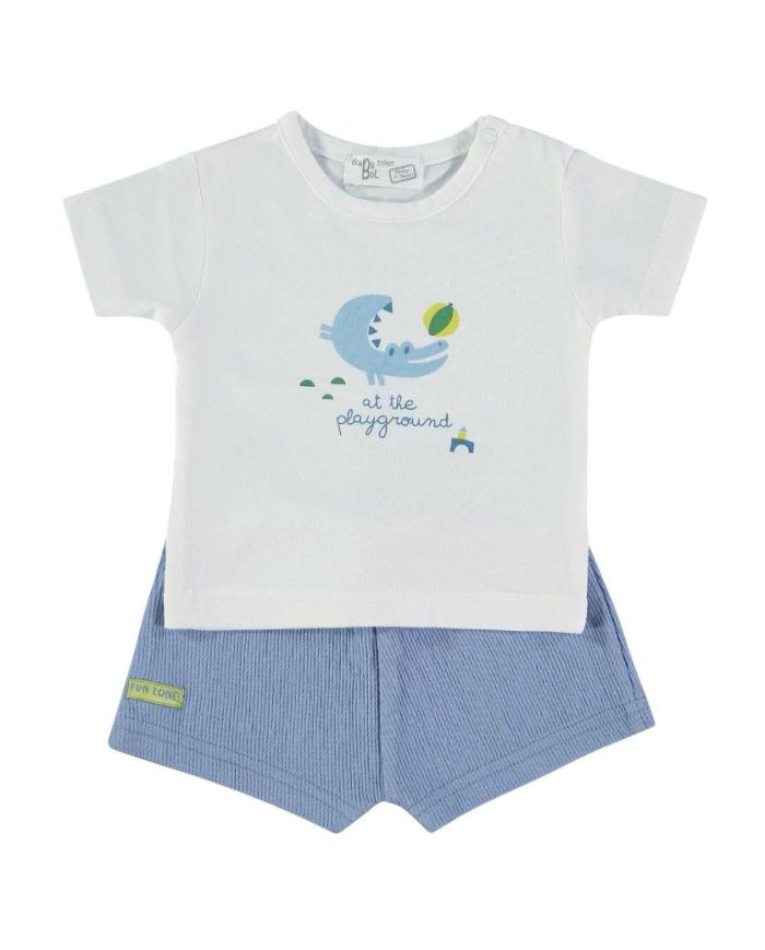 Conjunto bermudas y camiseta Babybol (percha) 160835