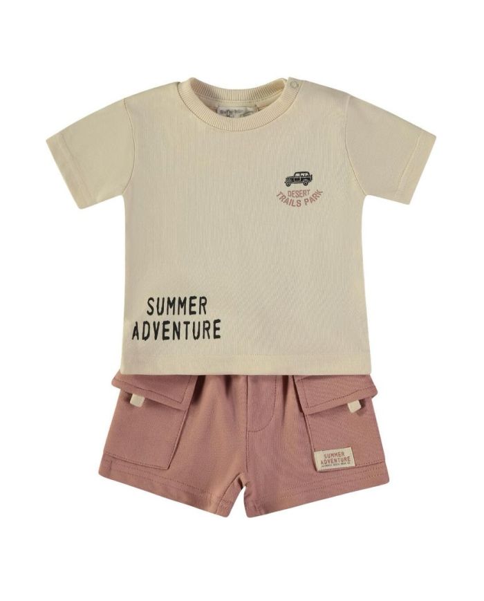 Conjunto bermudas y camiseta Babybol niño (percha) 162052
