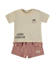 Conjunto bermudas y camiseta Babybol niño (percha) 162052