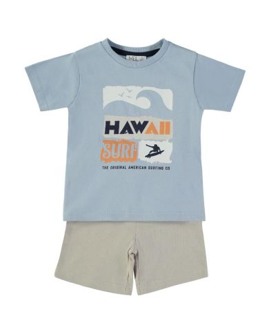 Conjunto bermudas y camiseta Babybol niño (percha) 162301