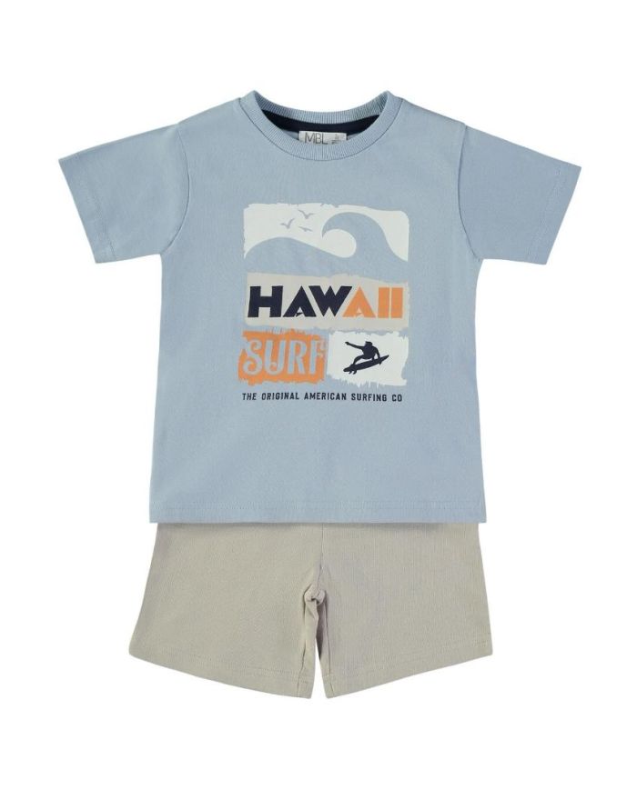 Conjunto bermudas y camiseta Babybol niño (percha) 162301