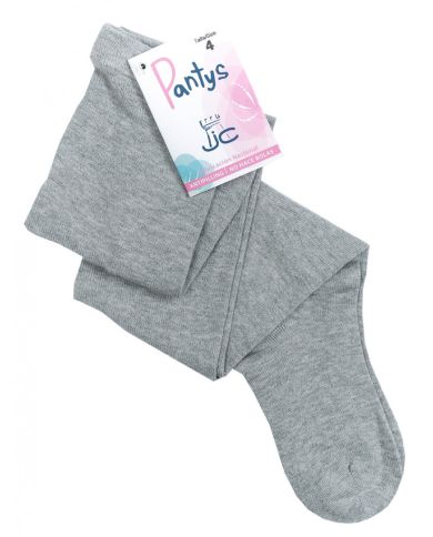 Leotardos lisos de algodón JC "no hace bolas" GRIS CLARO