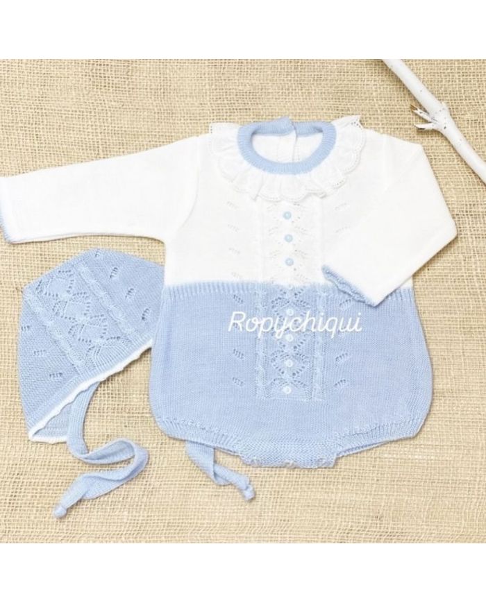 Conjunto pelele y capota 1713
