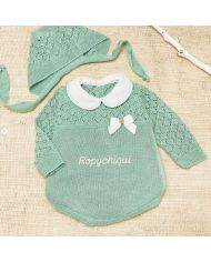 Conjunto pelele y capota 1723