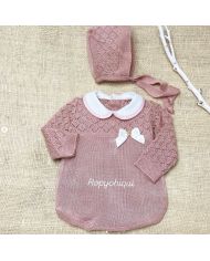 Conjunto pelele y capota 1723