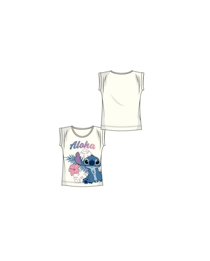 Camiseta Stitch EZ10061.OWHITE
