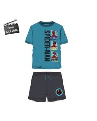 Camiseta manga corta Spiderman EZ10132.TURQUESA