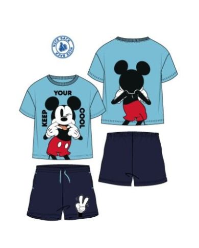 Camiseta manga corta Mickey EZ10163.AZUL