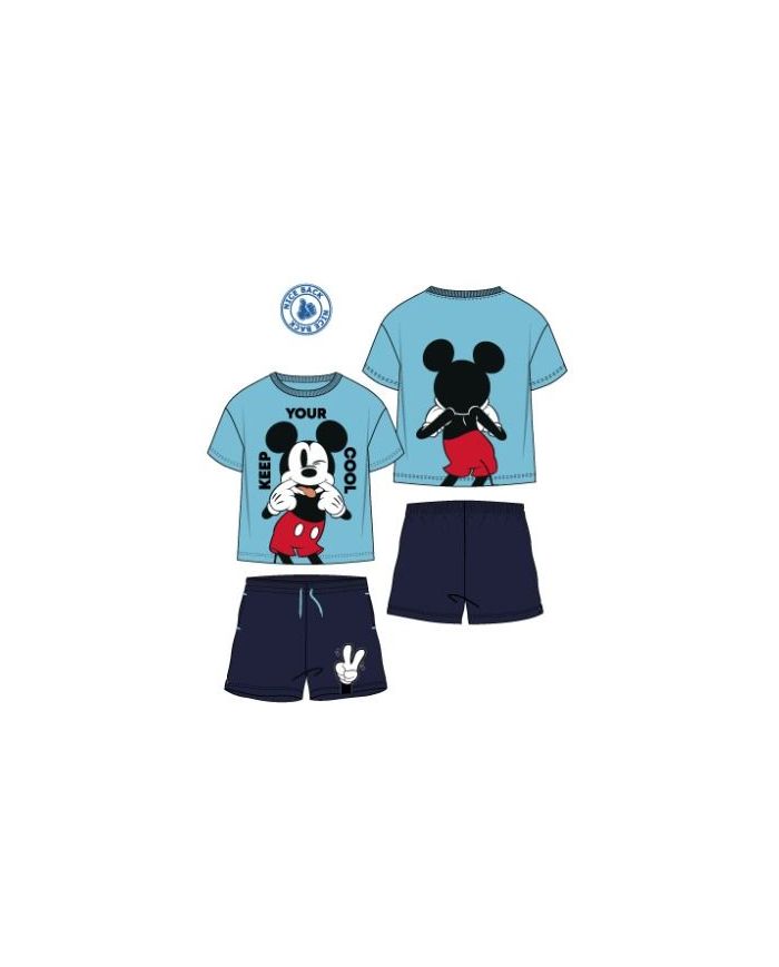 Camiseta manga corta Mickey EZ10163.AZUL