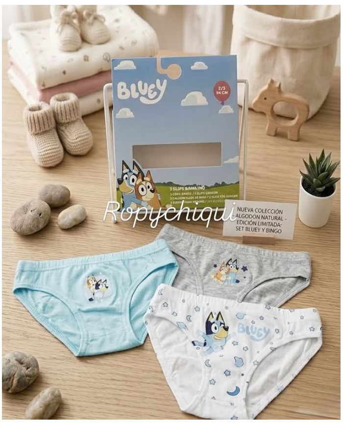 Pack 3 slips Bluey 2/3 años EZ80051.23Y.E00