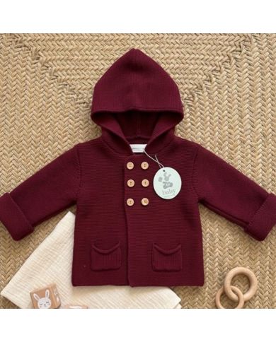 Chaqueta punto doble con capucha (percha) R5519