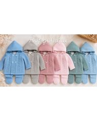 Conjunto 2 piezas trenka con capucha y polaina 865
