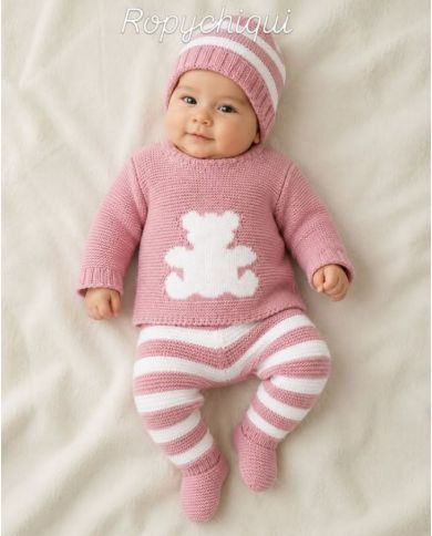 Conjunto 3 piezas polaina, jersey y gorrito (caja) 360