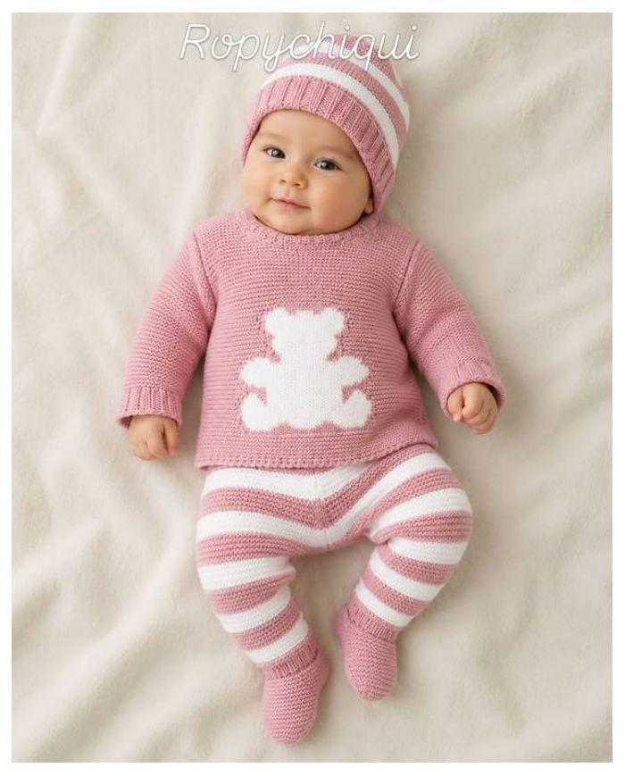 Conjunto 3 piezas polaina, jersey y gorrito (caja) 360