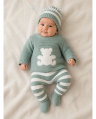 Conjunto 3 piezas polaina, jersey y gorrito (caja) 360