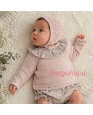Conjunto 3 piezas braga forrada, jersey cuello y capota 41818