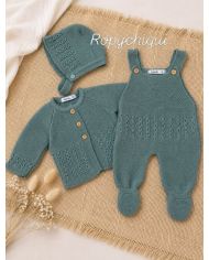 Conjunto 3 piezas peto, chaqueta y capota 42814